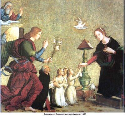 GENIUS LOCI <BR> 25 marzo, “carità” della Madonna