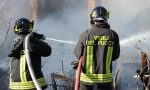 Il fuoco distrugge due case