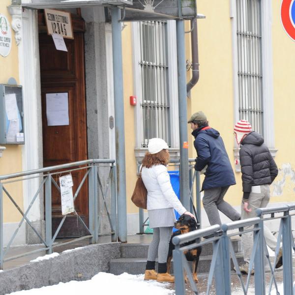Il Biellese al voto sotto la neve