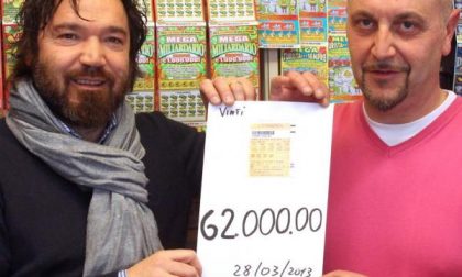 Vinti 62mila euro al Lotto