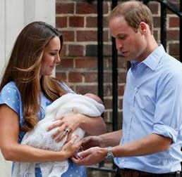 Il royal baby George avvolto da una copertina biellese