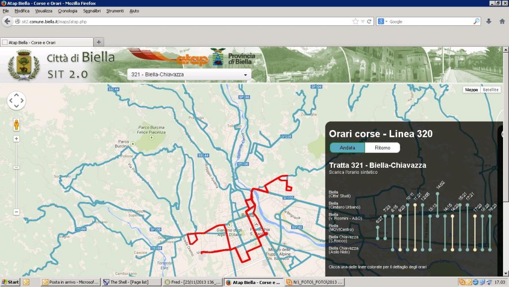 Nuovi orari dei bus, il Comune ha attivato un portale internet