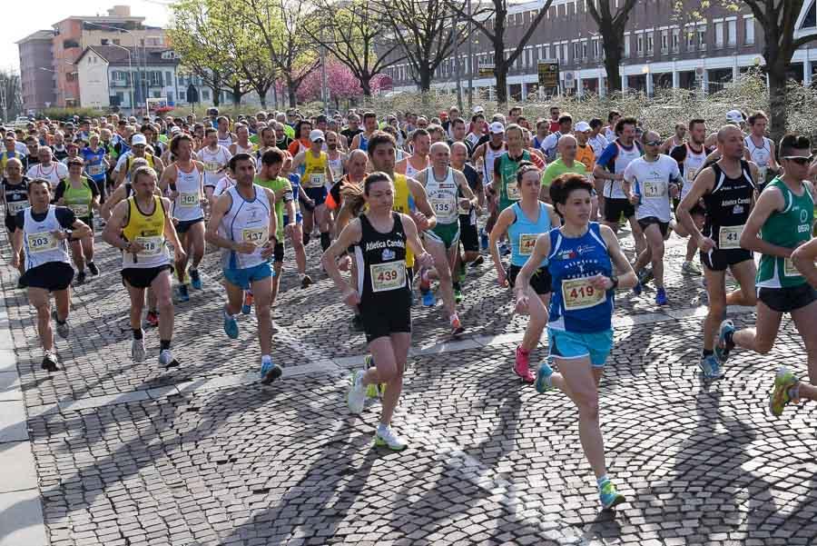 Partenza Gara Podistica Biella-Graglia