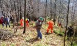 Gli alpini puliscono la burcina