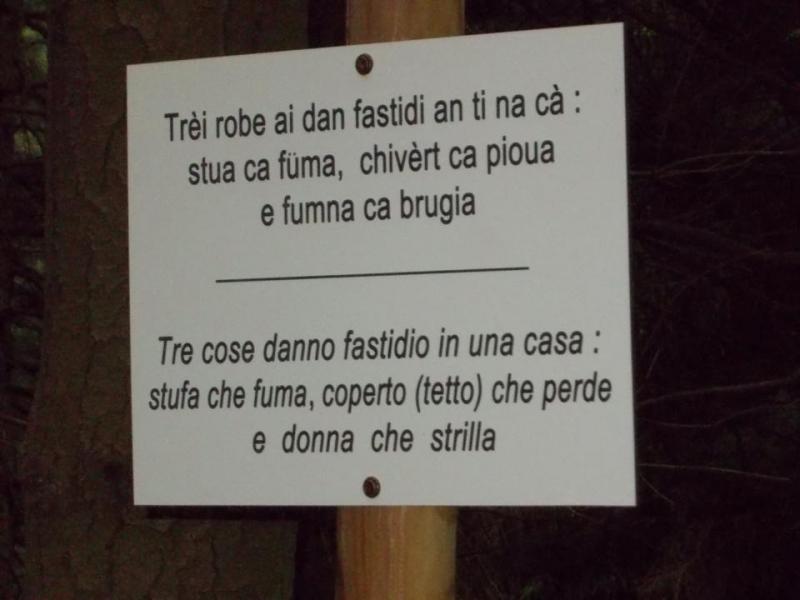 Nasce il sentiero dei proverbi