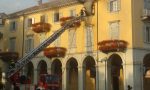 In fiamme la canonica del Duomo