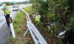 Si ribalta con l'auto in superstrada