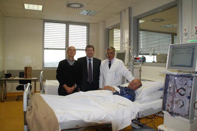 I primi pazienti nel nuovo ospedale