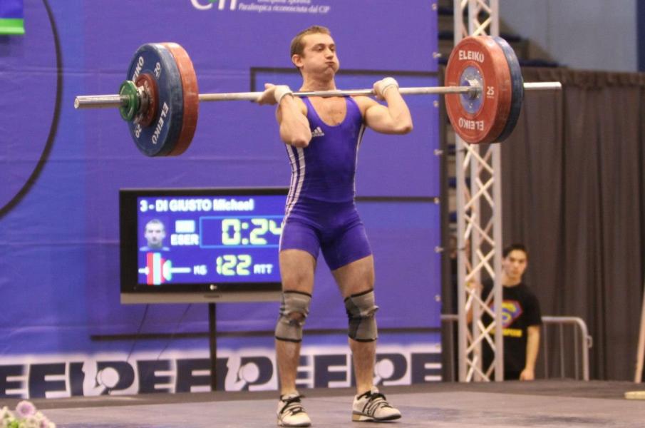 Sollevamento pesi, Di Giusto è bronzo agli Europei Juniores