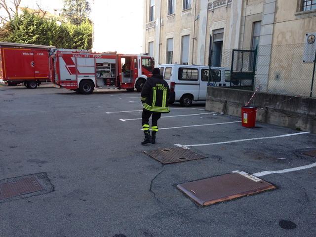 Sversamento chimico in ospedale sotto controllo