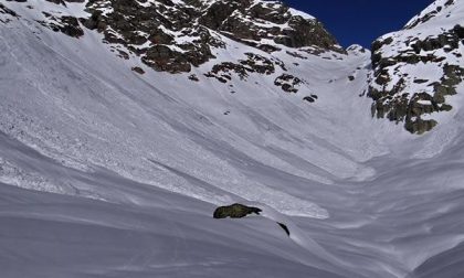 Gigantesca valanga sul Monte Rosso