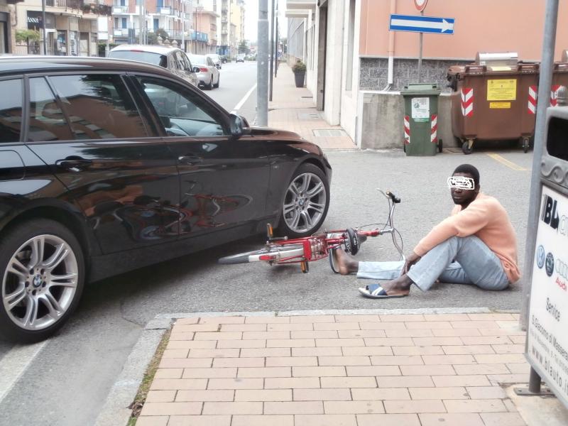 Migrante ferito in un incidente