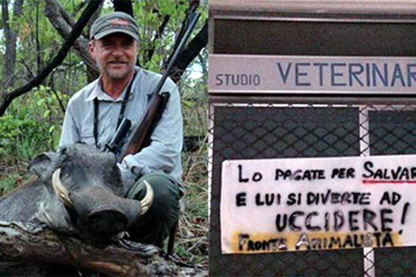 Licenziato il veterinario di Caluso che spara ai leoni
