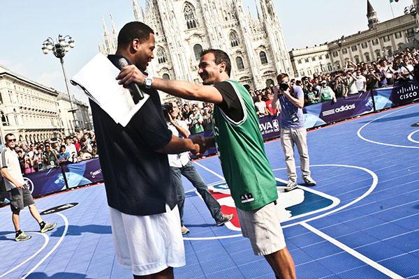 Vetrò, il master of ceremony Nba