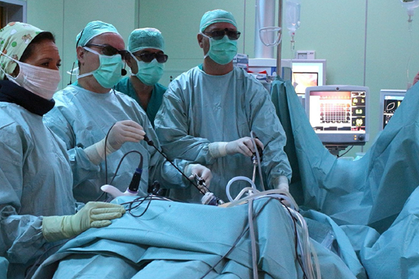 In diretta le operazioni in… 3-D