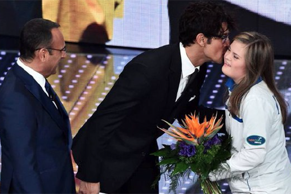 Nicole, un angelo a “Sanremo”