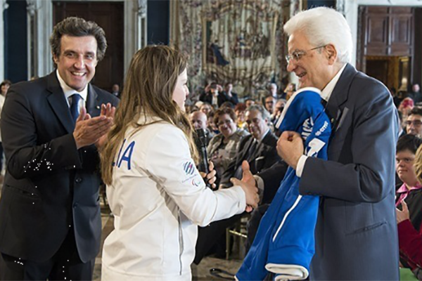 Nicole Orlando ospite al Quirinale