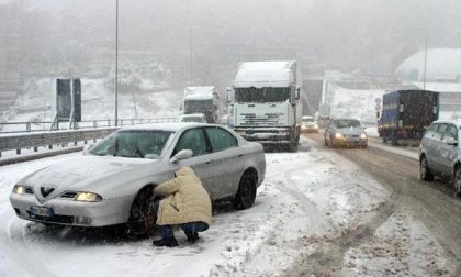 Tre incidenti per colpa della neve