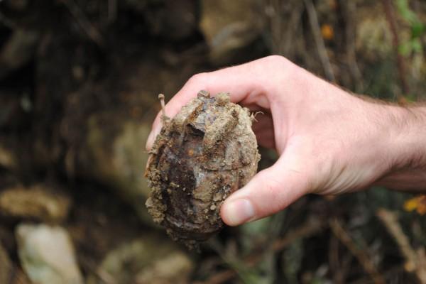 Cerrione, trovata bomba a mano
