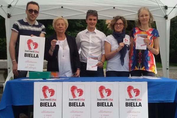 #barriereperlavita ai giardini per raccogliere fondi