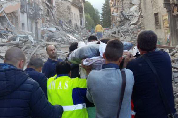 Centro Italia devastato dal terremoto