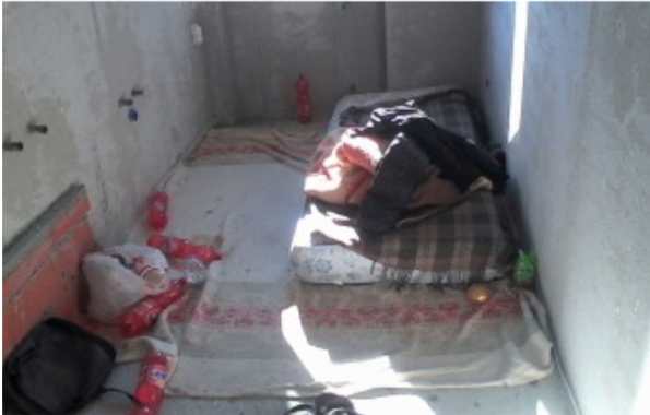 Dormitorio abusivo a Chiavazza