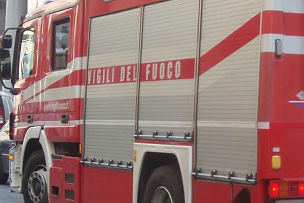 Roulotte prende fuoco