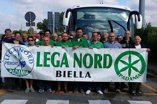La Lega Nord Biella a Pontida