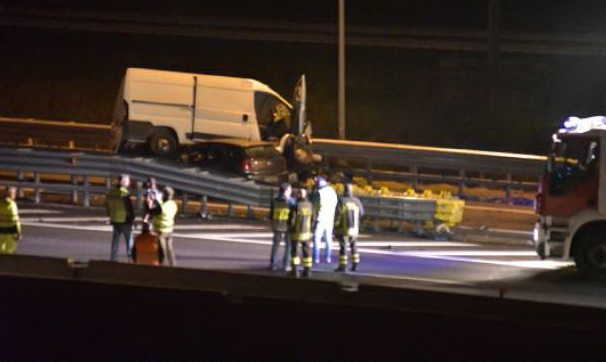 Schianto sulla A4, muore cuoco di Oropa