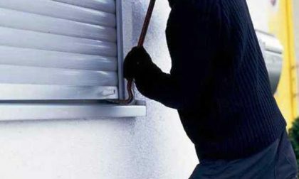 Ladri scappano all'arrivo della proprietaria di casa