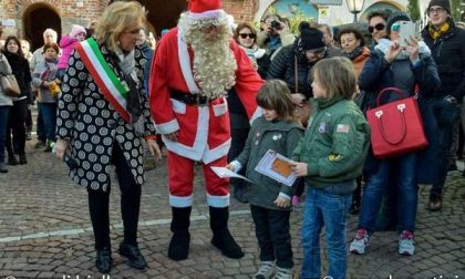 Babbo Natale e gli elfi, magico arrivo al Ricetto (FOTOGALLERY)