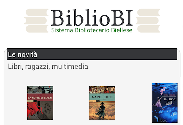 Con la app BiblioBi libri in prestito via smartphone
