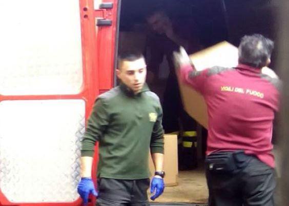 Pompieri in azione: evacuato di nuovo Palazzo di Giustizia