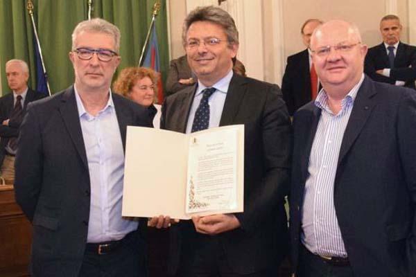 Il tecnico storico di Pallacanestro Biella premiato dal Comune