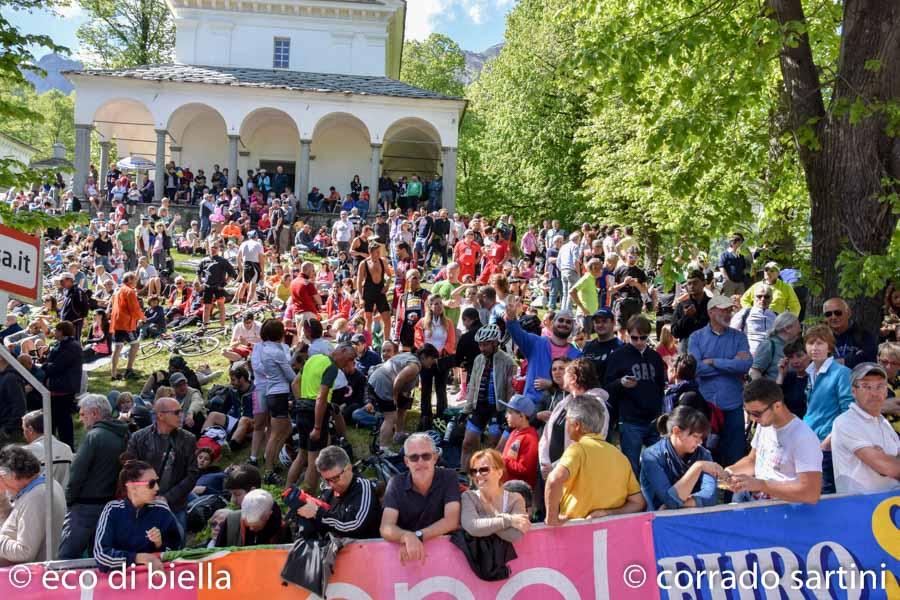 Arrivo Giro D'Italia Ad Oropa