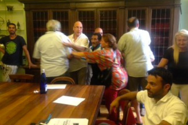 Riordino del mercato, sfiorata la rissa