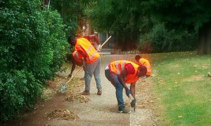 Ai giardini pubblici il lavoro volontario dei richiedenti asilo