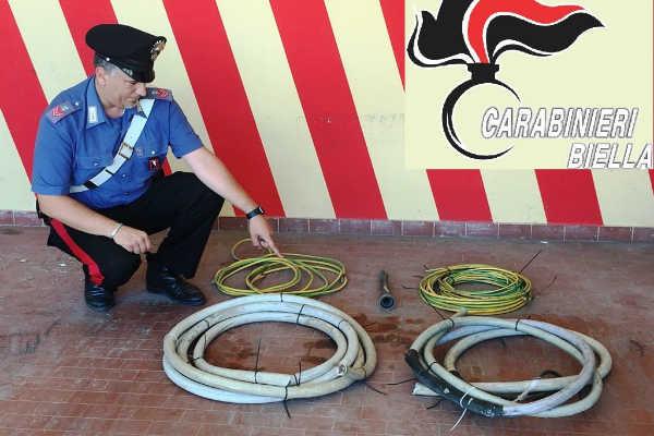 Arrestato ladro di rame