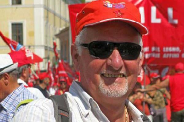 Cgil in lutto per la morte di Sergio Bono