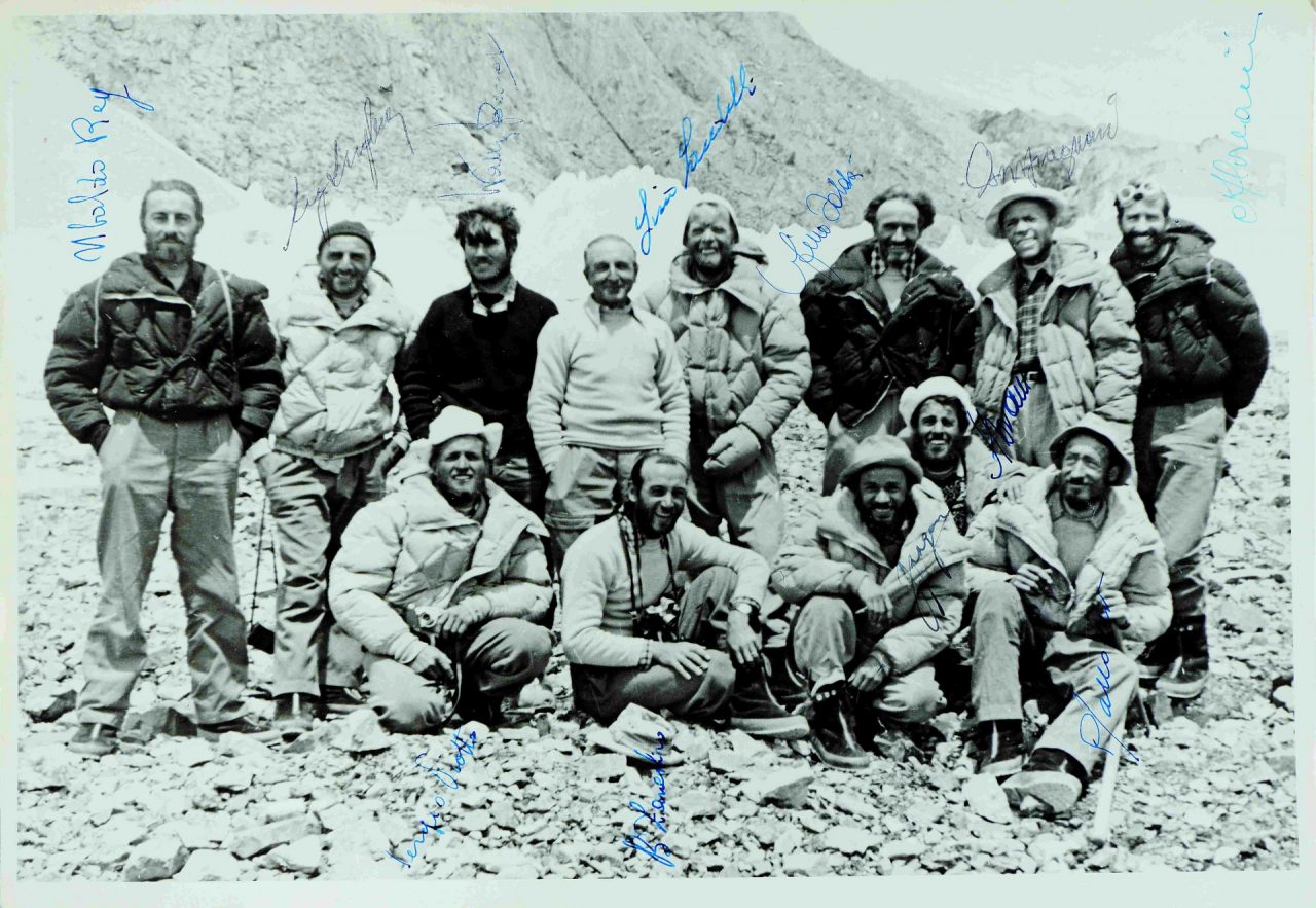 Spedizione K2 1954: a  Moncleir piumino di Angelino