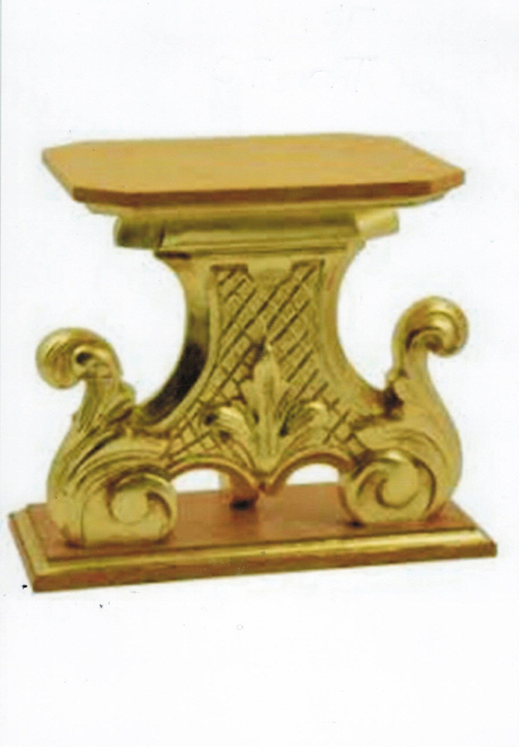 trono in legno oro