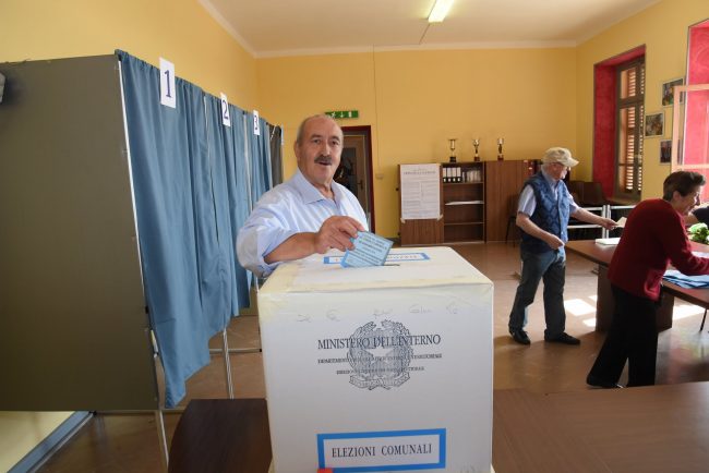 Elezioni comunali 2018 Alfio Serafia al voto
