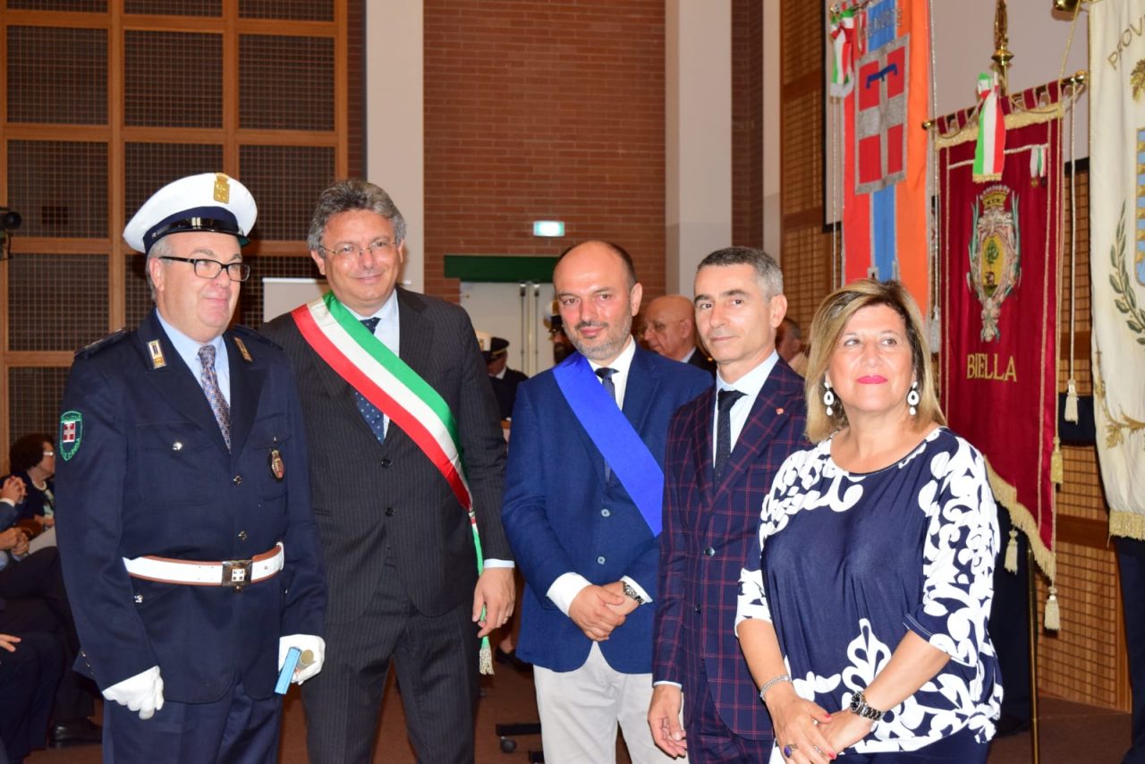 Polizia Municipale, premiati cinque agenti biellesi