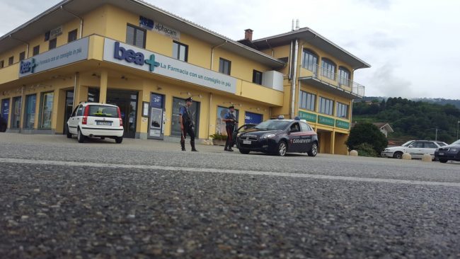 Rapina in farmacia a Donato, presi i banditi.