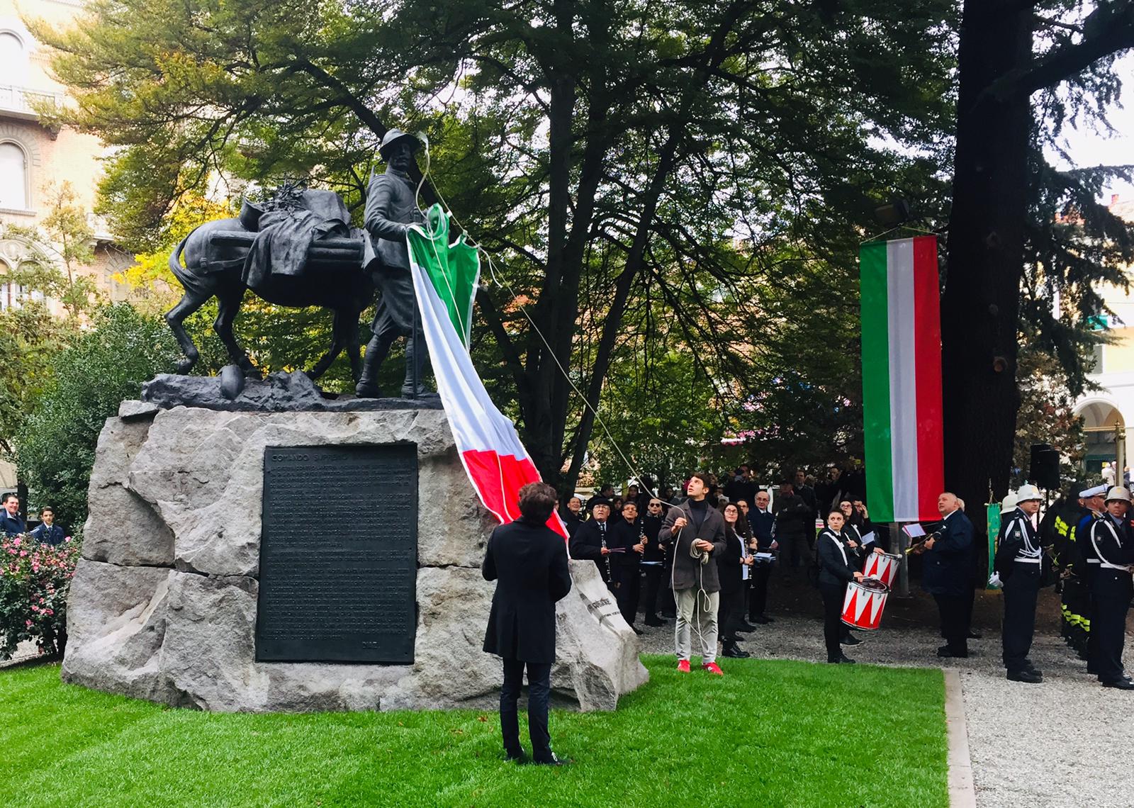 Inaugurazione del monumento restaurato