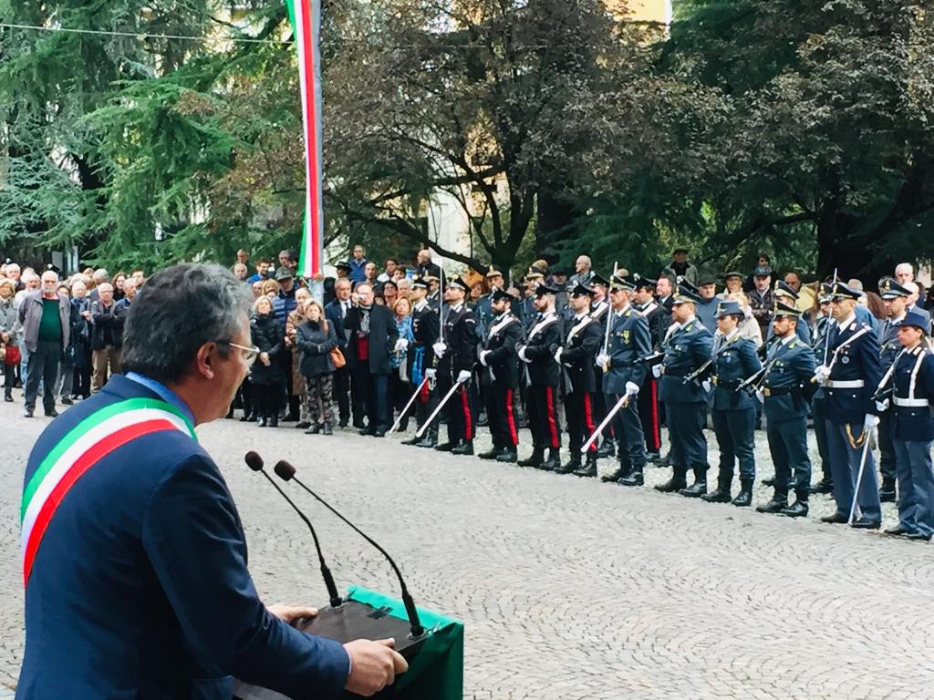 Marco Cavicchioli e picchetto interforze