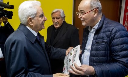 Mattarella riceve la copia di Eco di Biella con la sua intervista