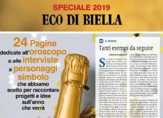 Lo speciale Eco di Biella, interviste a sedici esempi da seguire