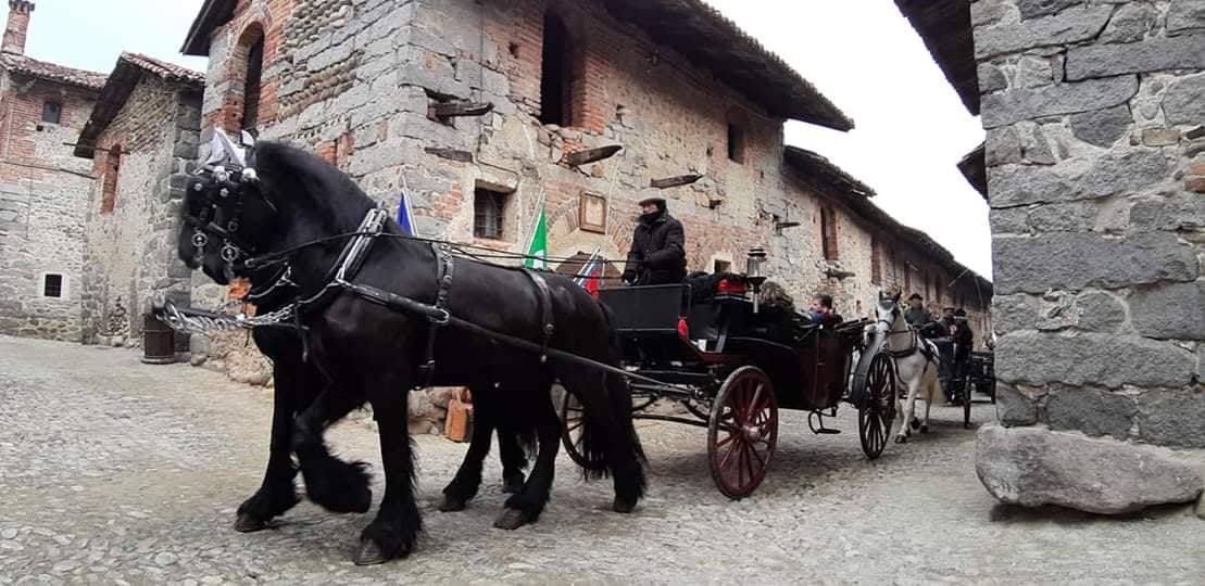 Candelo, la sfilata in paese dei carrettieri FOTO