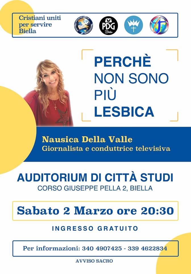 Città Studi revoca la sala all’evento “Perchè non sono più lesbica”